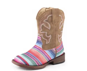 09-017-1901-3115 Roper TOD Glitter Serape/Tan