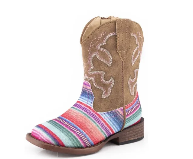 09-017-1901-3115 Roper TOD Glitter Serape/Tan