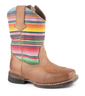 09-018-0914-3240TA Roper Kids Cora Serape Tan/ Serape Leather