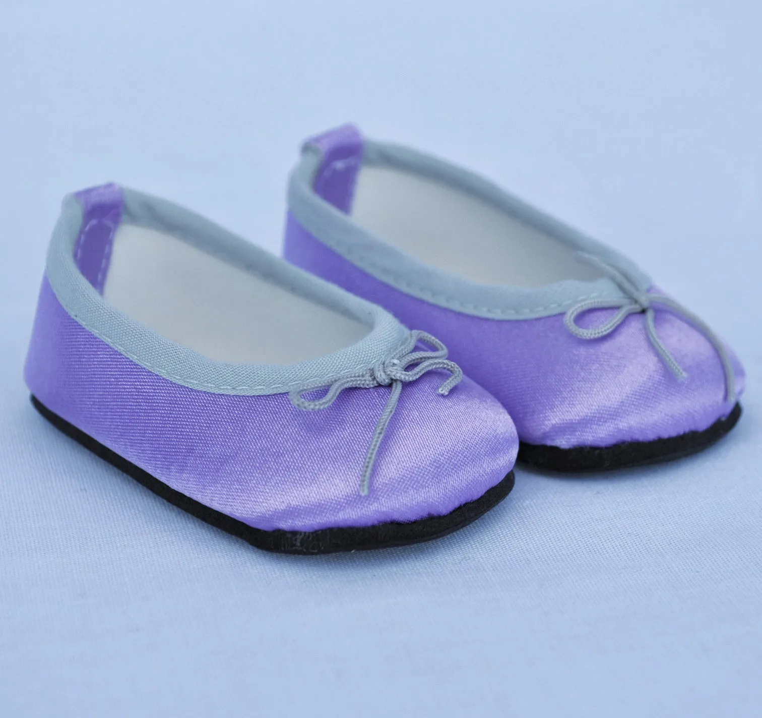 18" Doll Satin Ballet Flats