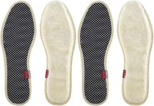 2Pairs Winter Insoles Thickened Warm Breathable Shoe Cushions for Men and Women Comfort Foot Warmers Non Slip Design for Cold Weather Use
