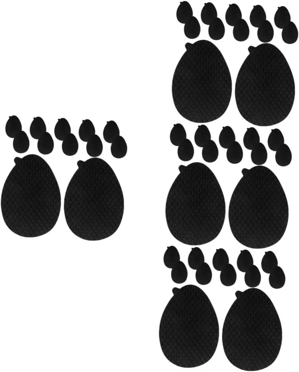4sets 6 Pairs Non Slip Heel Pads for High Heels Wear Resistant Shoe Sole Protectors Slip Shoe Grips Sports Footwear 6pairs*4