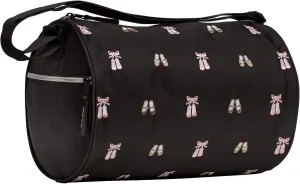 5601 Daisy Embroidered Ballet and Tap Dance Small Duffel Bag