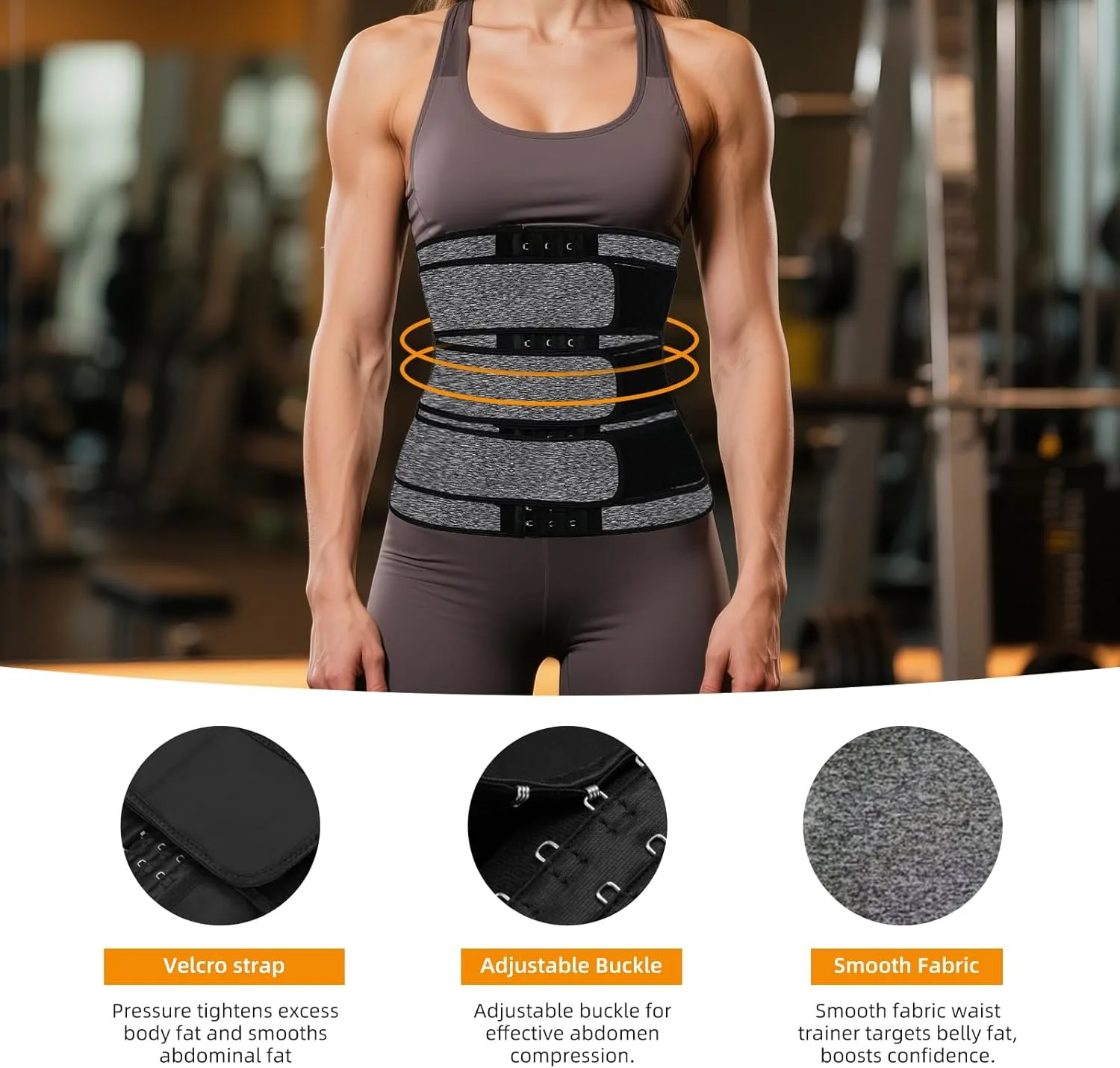 Abdominal Binder - Lower Waist Support Belt, Waist Trainer, Pelvic Support, Postpartum Belly Band, Waist Trimmer