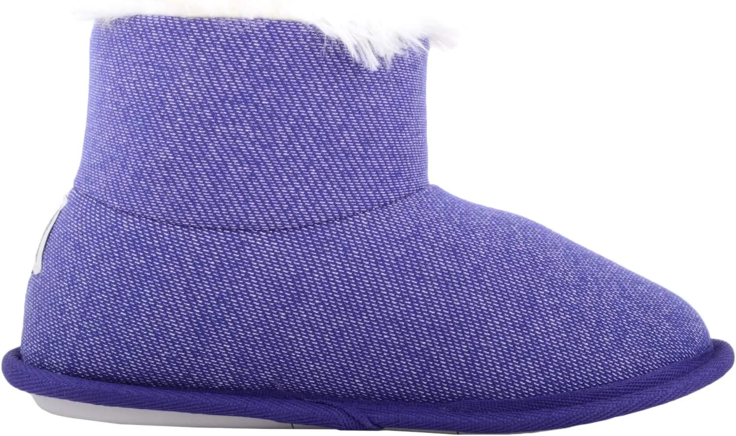 ABSOLUTE FOOTWEAR Arabella, Womens Slip On Winter Bootie Slippers with Pom Pom Design