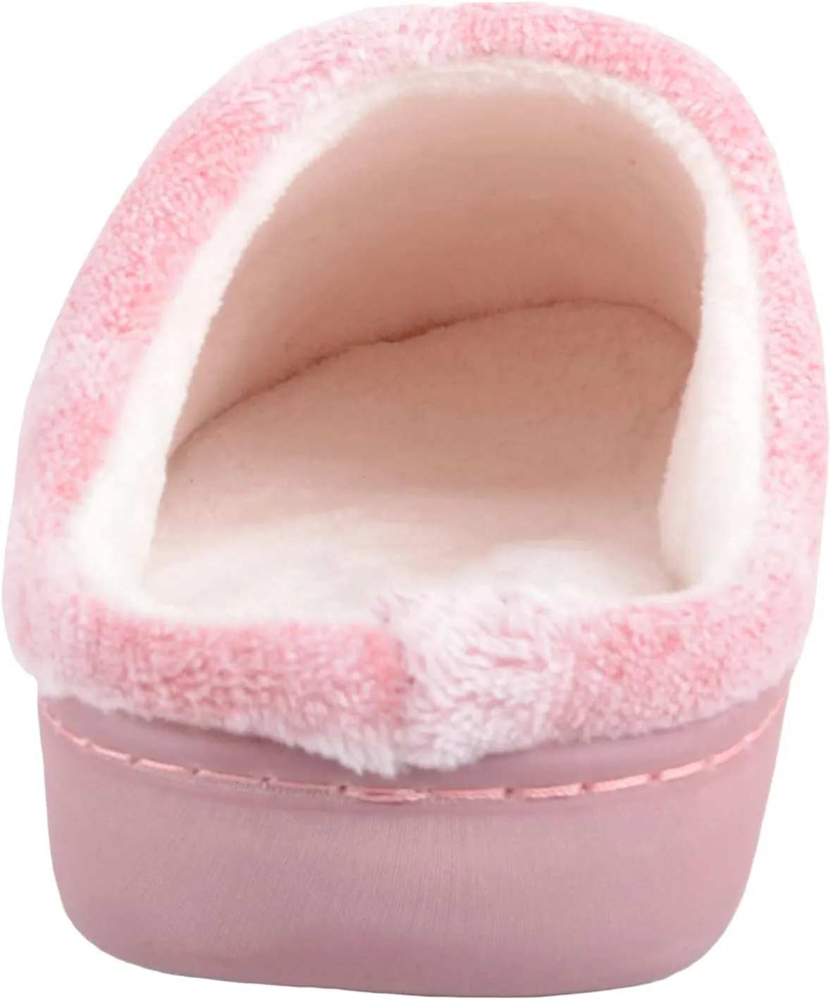 ABSOLUTE FOOTWEAR Womens Soft Embossed Star Slip on Winter Mule Slippers