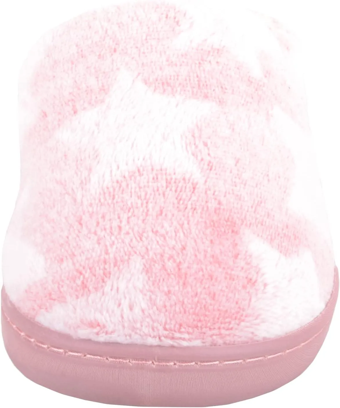 ABSOLUTE FOOTWEAR Womens Soft Embossed Star Slip on Winter Mule Slippers