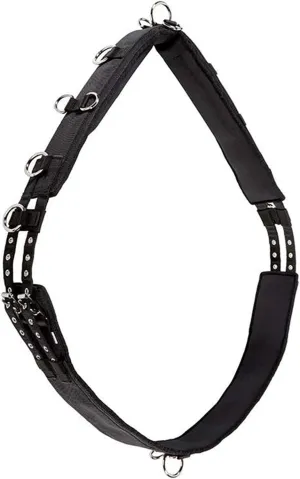 Adjustable Horse Training Surcingle for Horse Feed and Water Bottle Multifunctional Equestrians Training Girth Backpack