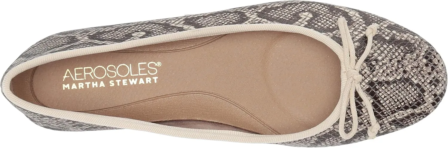 Aerosoles - Women's Homerun Flat - Ballet Style Flat with Memory Foam Footbed