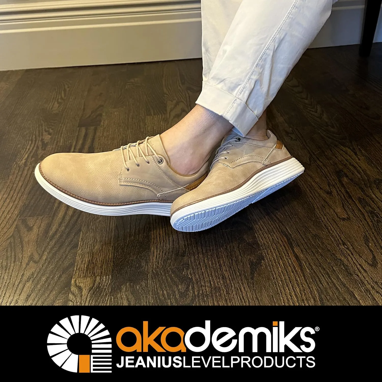 AKADEMIKS Men's Dayton Oxford, Comfortable Footwear for Formal and Casual Wear