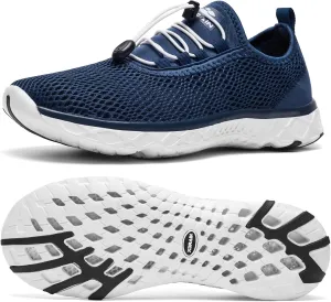 ALEADER Men's Stylish Water Shoes, Quick-Dry Xdrain Water Sneakers, Lightweight & Comfort Footed