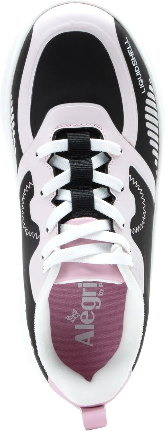 Alegria Women's Solstyce - Rok N Roll - Energizing Support for Effortless Movement - Slip-Resistant with Arch Support - Athletic Sneaker - Walking Shoes