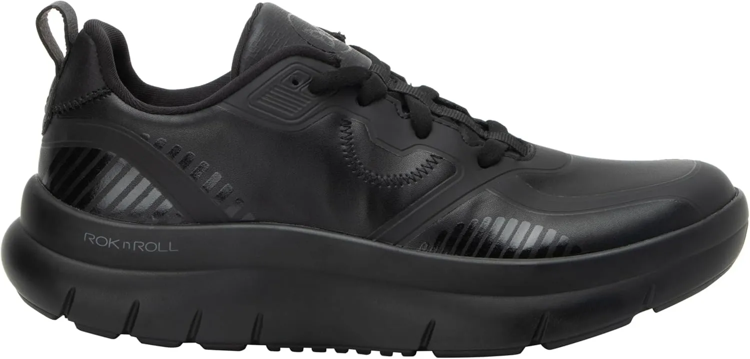 Alegria Women's Solstyce - Rok N Roll - Energizing Support for Effortless Movement - Slip-Resistant with Arch Support - Athletic Sneaker - Walking Shoes