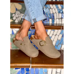 Alice: Mocha - Footbed Mule Sandals