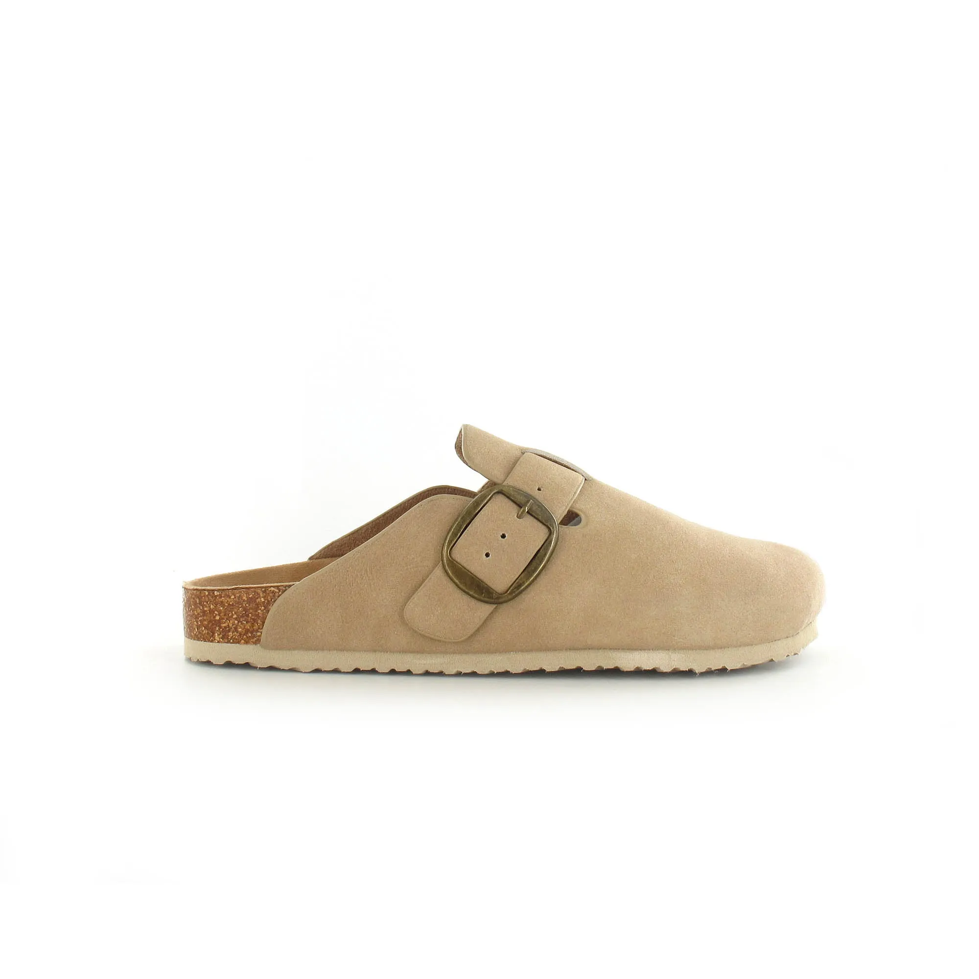 Alice: Stone - Footbed Mule Sandals