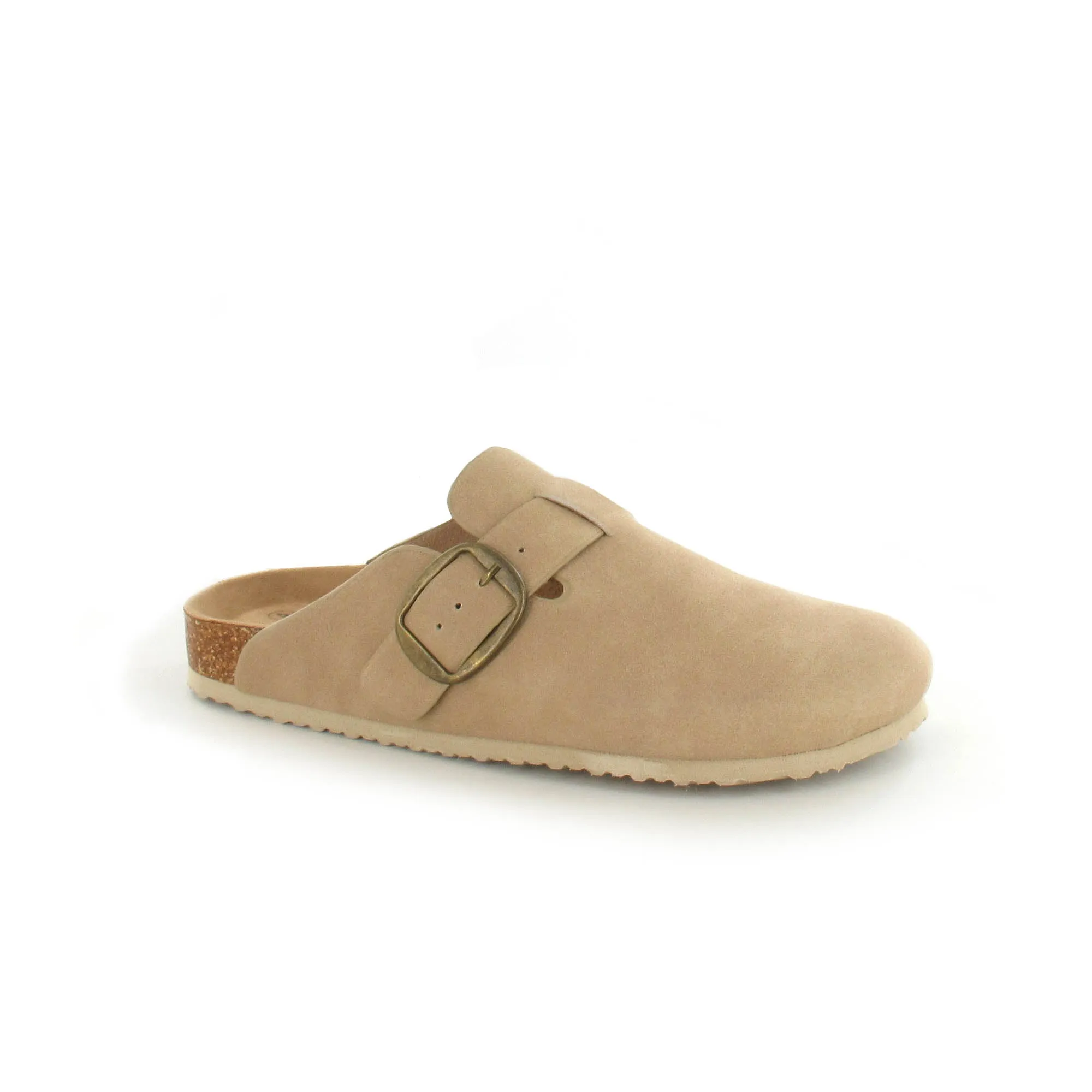 Alice: Stone - Footbed Mule Sandals