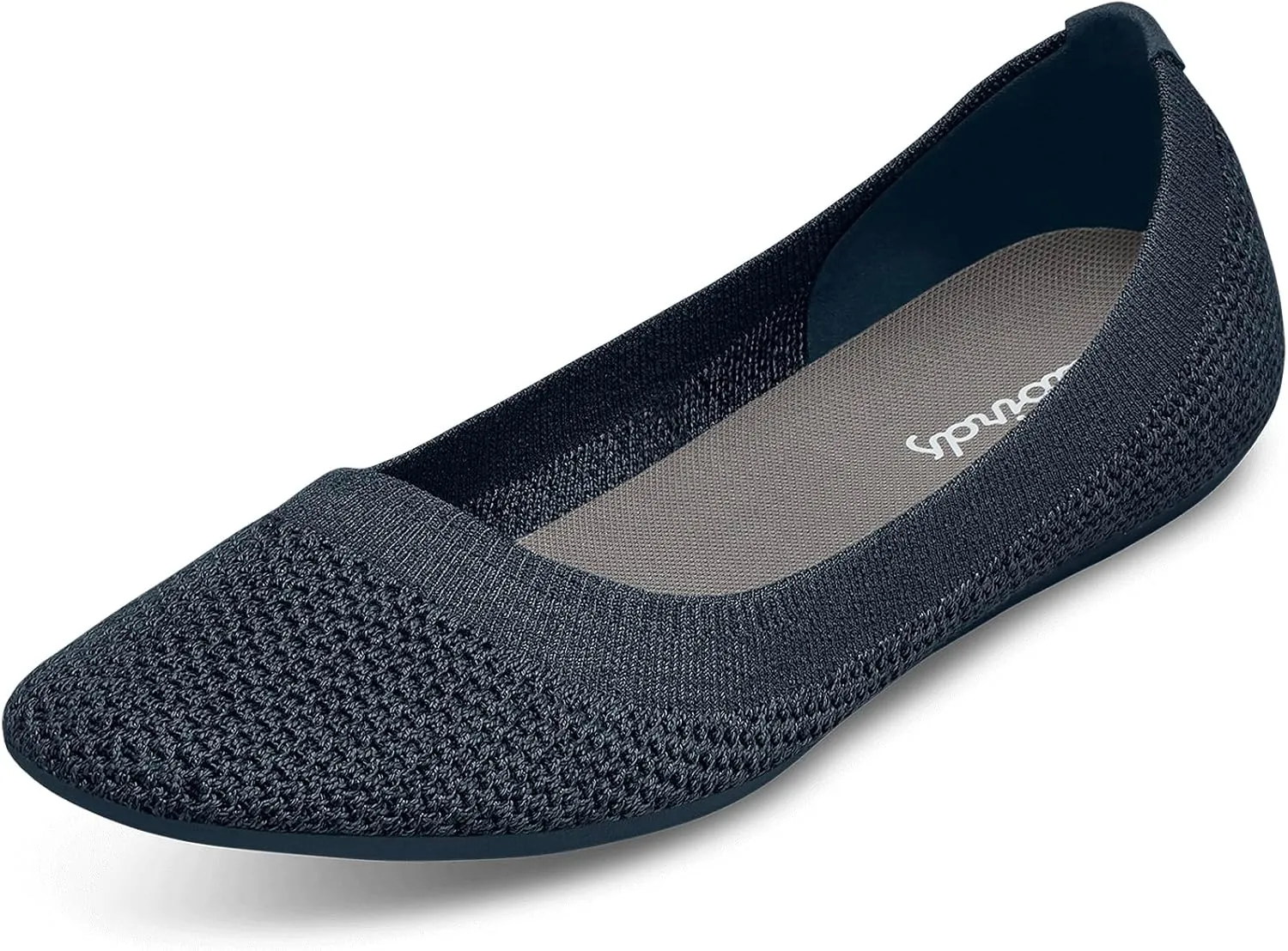 Allbirds Women’s Tree Breezers, Knit Ballet Flats, Slip-On Everyday Round Toe Shoes, Machine Washable Made with Natural Materials