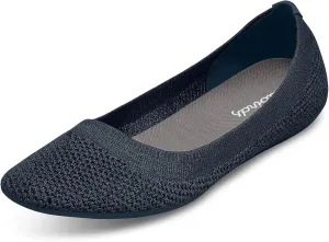 Allbirds Women’s Tree Breezers, Knit Ballet Flats, Slip-On Everyday Round Toe Shoes, Machine Washable Made with Natural Materials