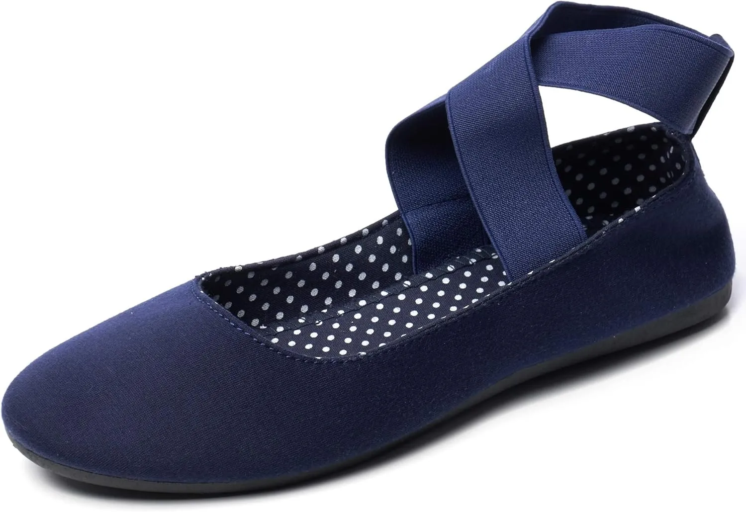Alpine Swiss Peony Womens Ballet Flats Elastic Ankle Strap Shoes Slip On Loafers