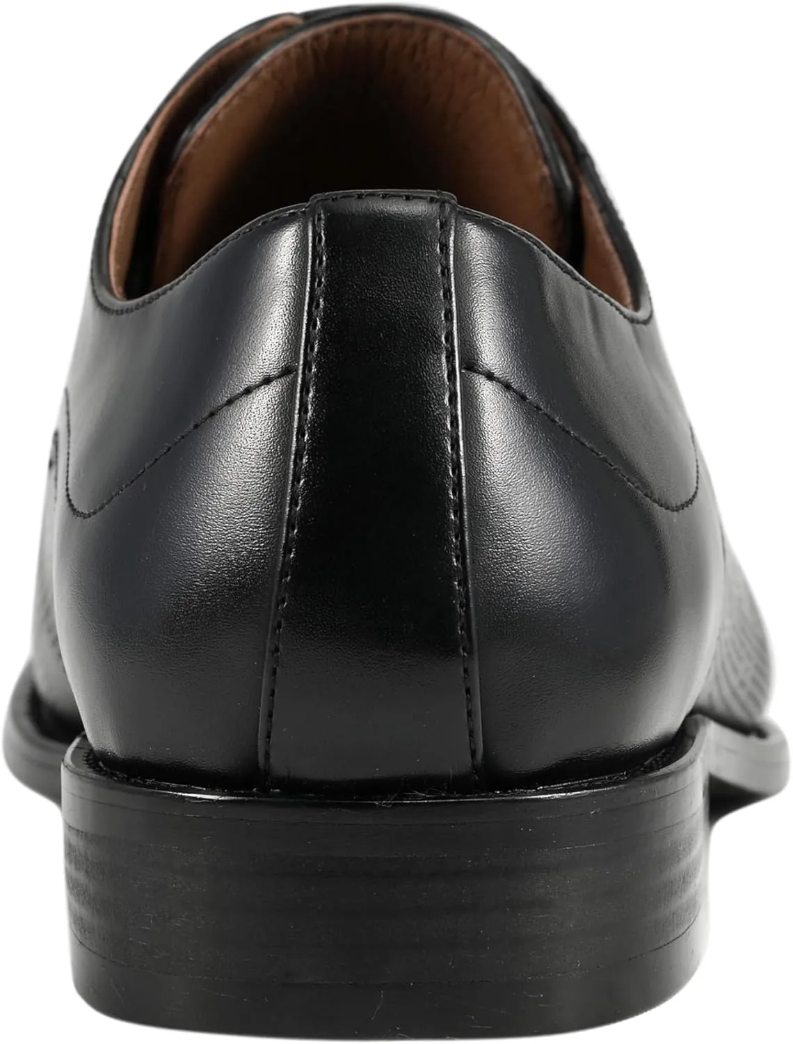 Amali Oxford Dress Shoes for Men with Textured Cap Toe, Men's Oxford Shoes Made from Premium PU Leather, Versatile Formal Footwear for All Occasions