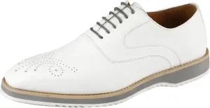 Amali Oxford Dress Shoes for Men with Textured Cap Toe, Men's Oxford Shoes Made from Premium PU Leather, Versatile Formal Footwear for All Occasions