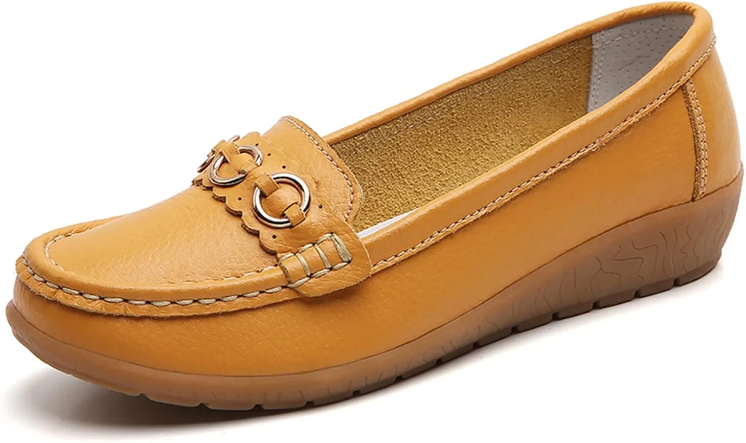 AMDBEL Loafers for Women 2024, Women's Loafers & Slip-ons Penny Comfort Shoes Dressy Office Work Slip on Leather Loafers