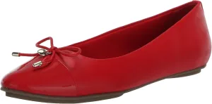 Anne Klein Womens LUCI Faux Leather Slip On Flat Shoes