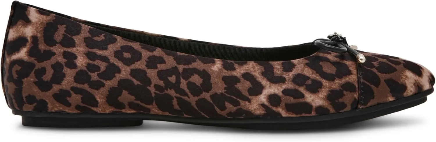 Anne Klein Womens LUCI Faux Leather Slip On Flat Shoes