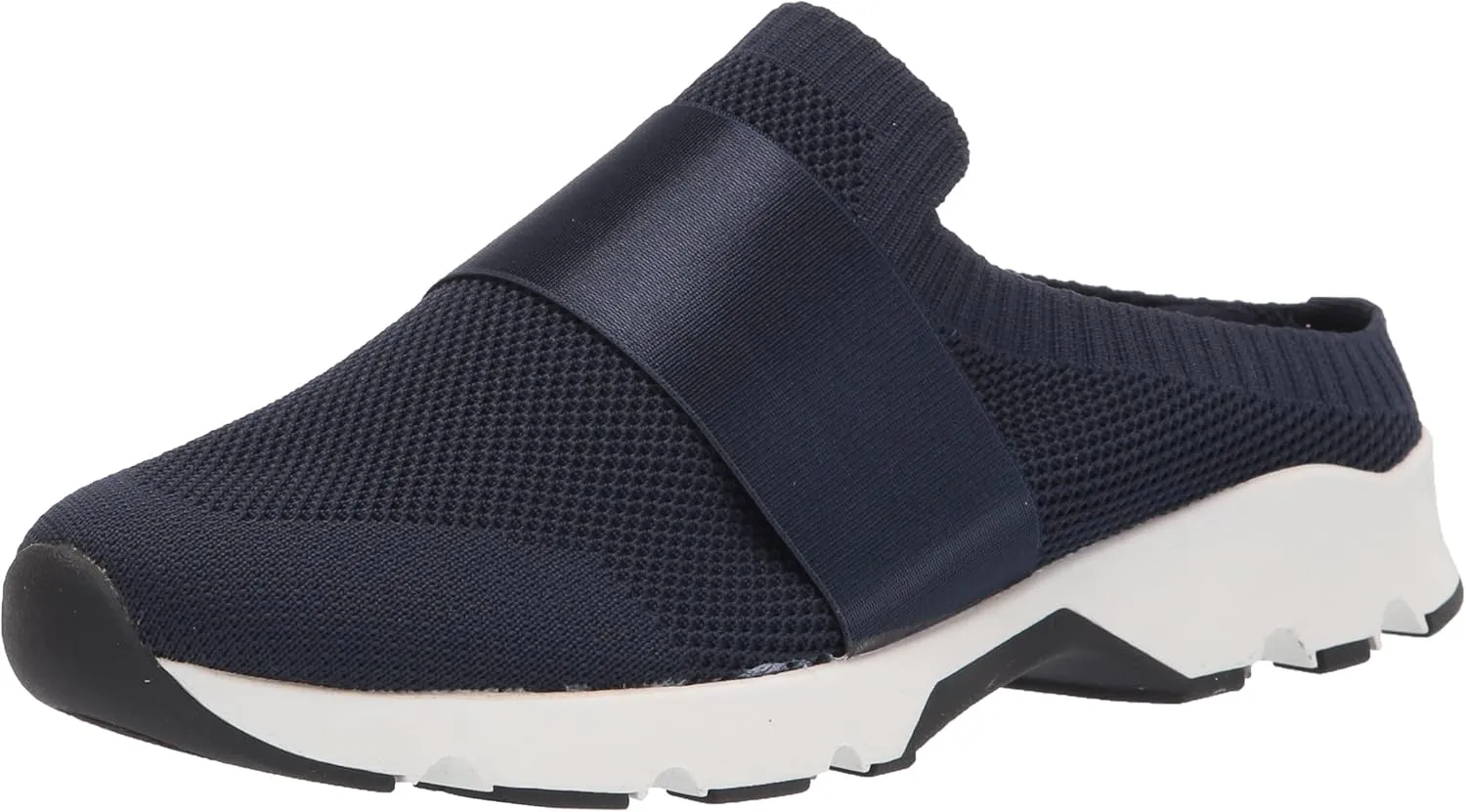 Anne Klein Women's On The Go Knit Slip-on Causal Fashion Mule Sneaker