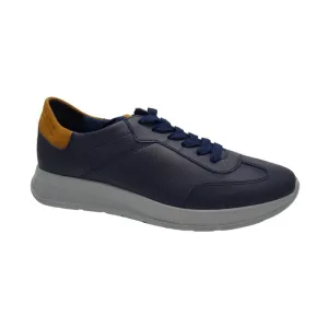 Ara Mens Soft Leather Upper Navy Shoe 11-28605-02