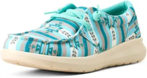 ARIAT Womens Hilo Tan/White Hair Casual Shoe