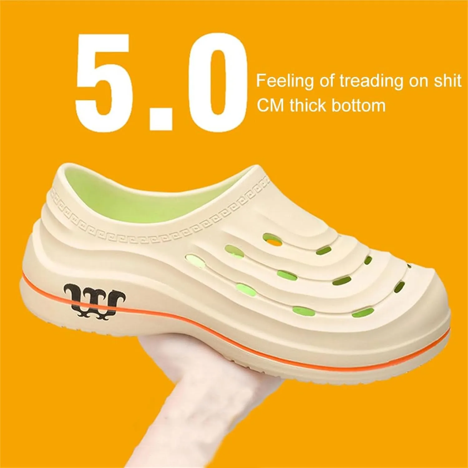 Armadillo Clogs for Women Men Summer Breathable Hollow Out Non Slip Nurse Shoes Comfortable Oil Resistant Chef Shoes Lightweight Kitchen Garden Outdoor Clogs