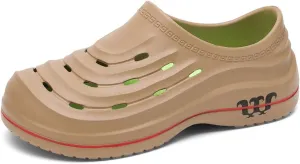 Armadillo Clogs Nurse Garden Shoes for Women Men Non Slip Resistant Work Shoes, Comfortable Nursing Shoe Womens Mules Slip On Oil Resistant Waterproof Chef Gardening Kitchen Food Service Shoe Unisex