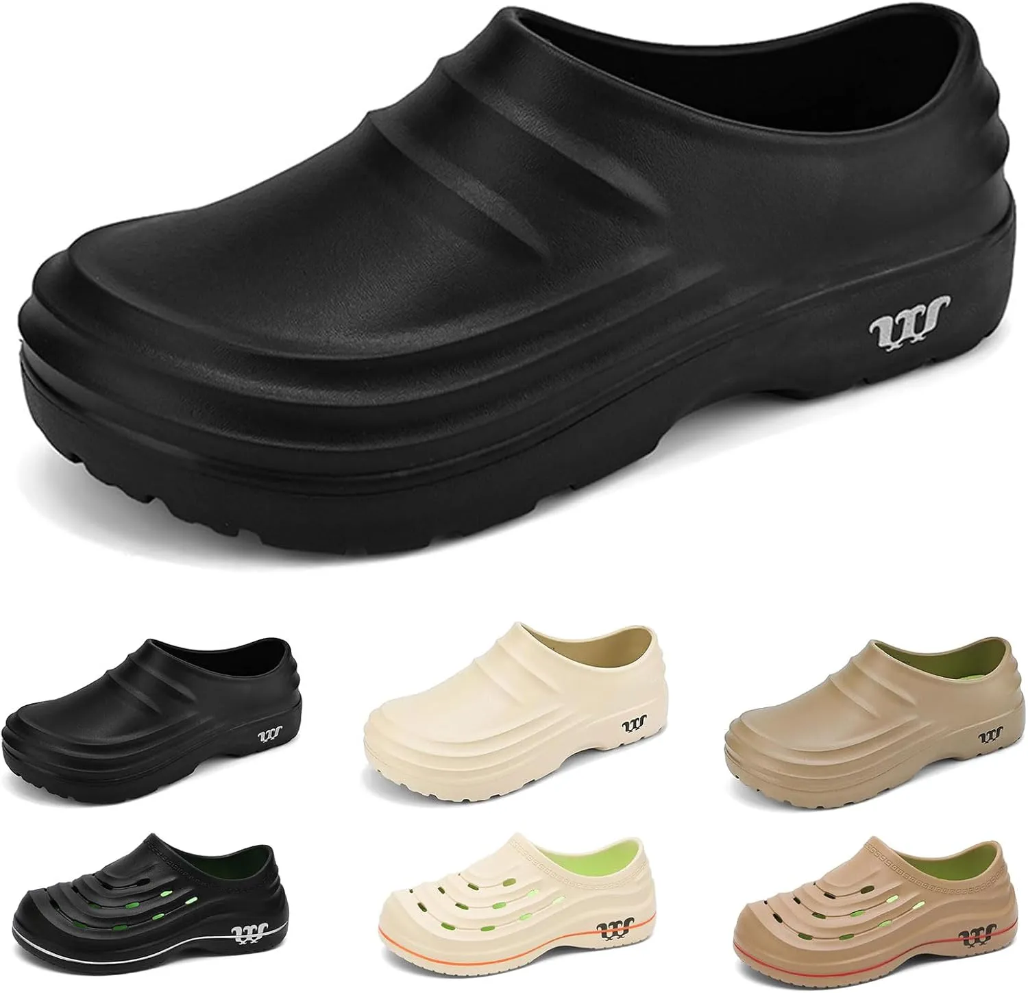 Armadillo Clogs Nurse Garden Shoes for Women Men Non Slip Resistant Work Shoes, Comfortable Nursing Shoe Womens Mules Slip On Oil Resistant Waterproof Chef Gardening Kitchen Food Service Shoe Unisex