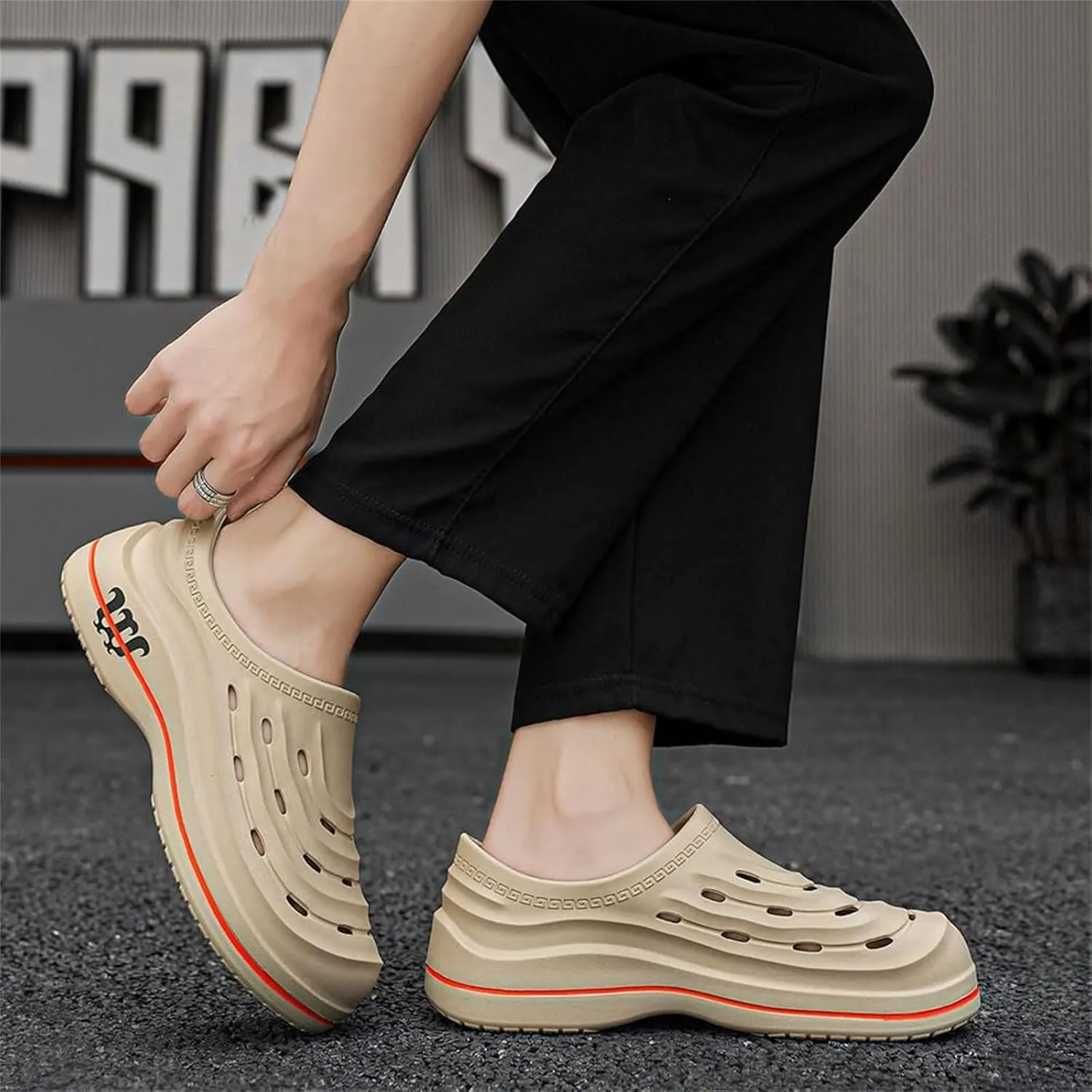 Armadillo Clogs Nurse Garden Shoes for Women Men Non Slip Resistant Work Shoes, Comfortable Nursing Shoe Womens Mules Slip On Oil Resistant Waterproof Chef Gardening Kitchen Food Service Shoe Unisex