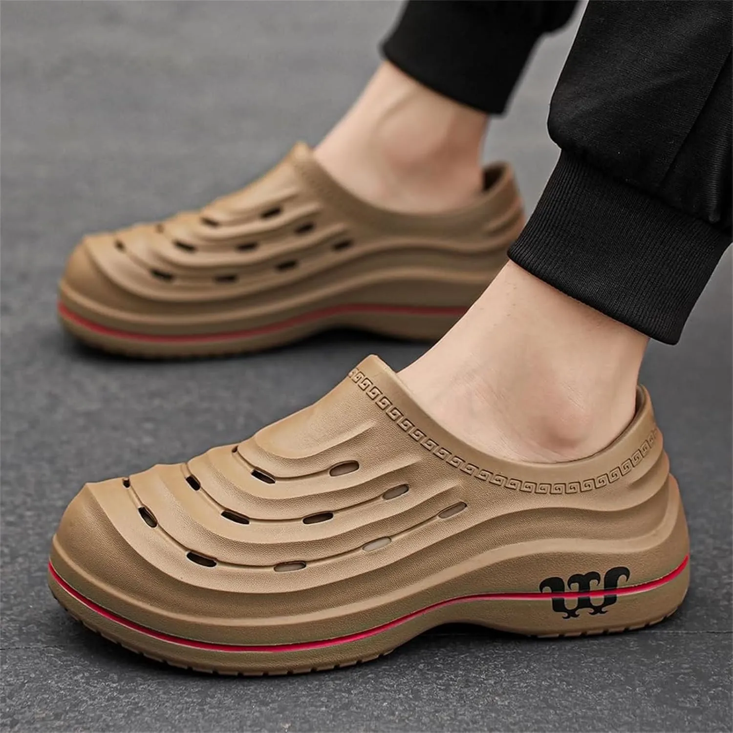 Armadillo Clogs Nurse Garden Shoes for Women Men Non Slip Resistant Work Shoes, Comfortable Nursing Shoe Womens Mules Slip On Oil Resistant Waterproof Chef Gardening Kitchen Food Service Shoe Unisex