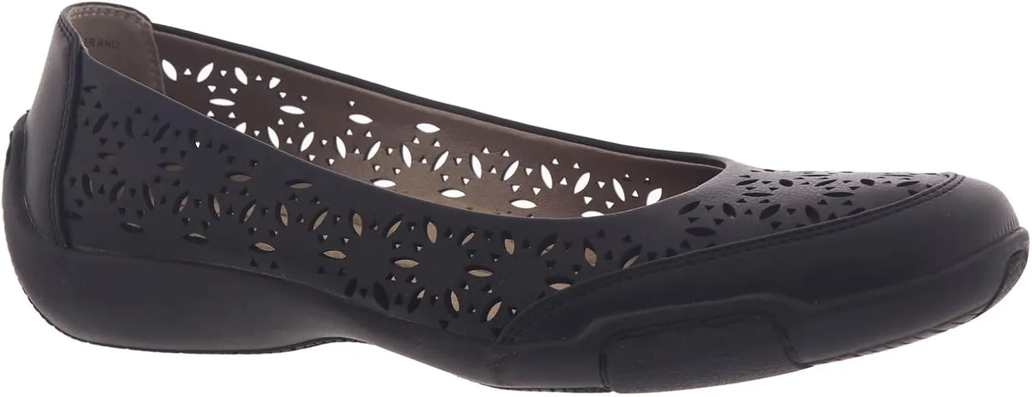ARRAY Women's Jordan Cutout Comfort Flat with Rubber Sole