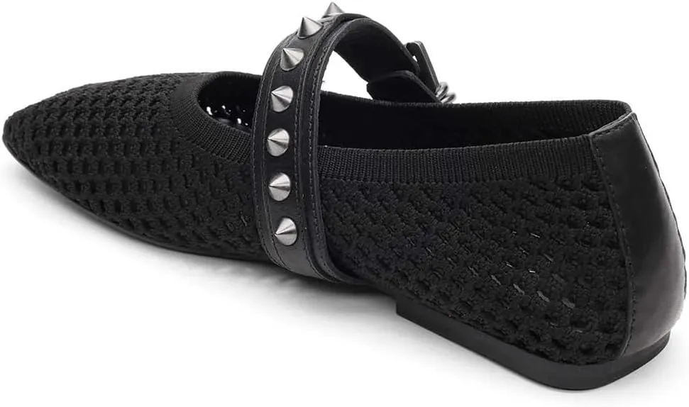 ASH Women's Bijoux Mesh Maryjane Ballet Flat-Elegant and Comfortable, Stylish Footwear for Everyday Wear