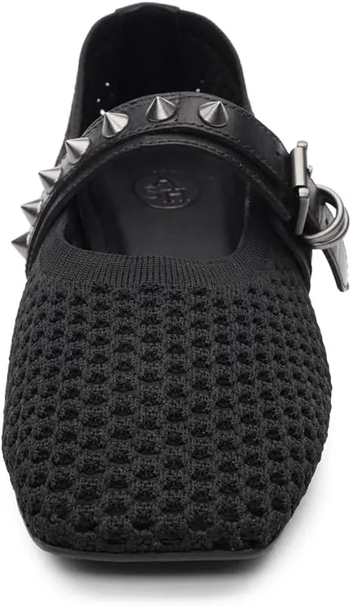 ASH Women's Bijoux Mesh Maryjane Ballet Flat-Elegant and Comfortable, Stylish Footwear for Everyday Wear