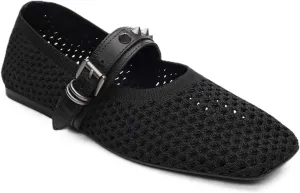 ASH Women's Bijoux Mesh Maryjane Ballet Flat-Elegant and Comfortable, Stylish Footwear for Everyday Wear