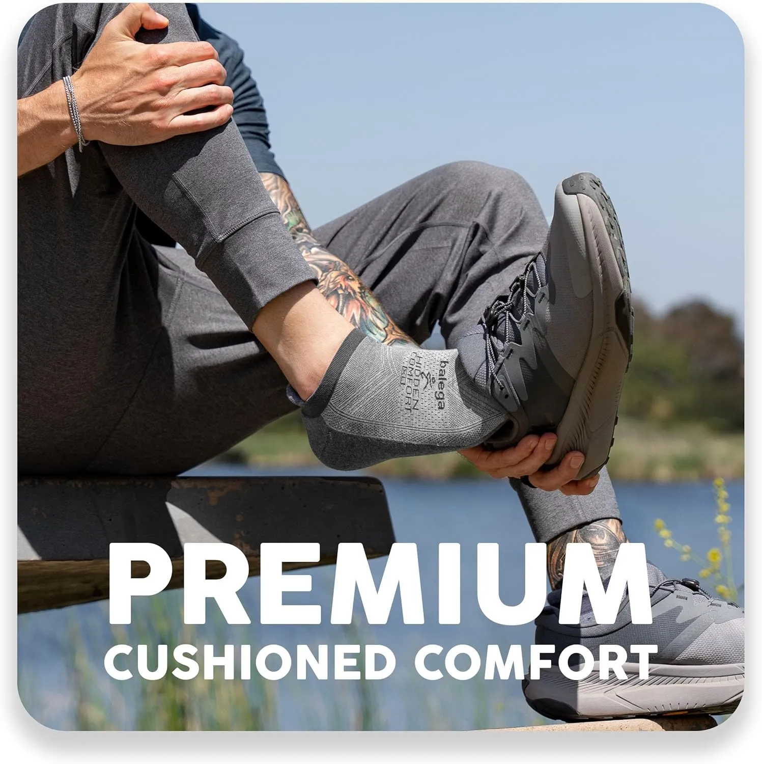 Balega Hidden Comfort Performance No Show Athletic Running Socks