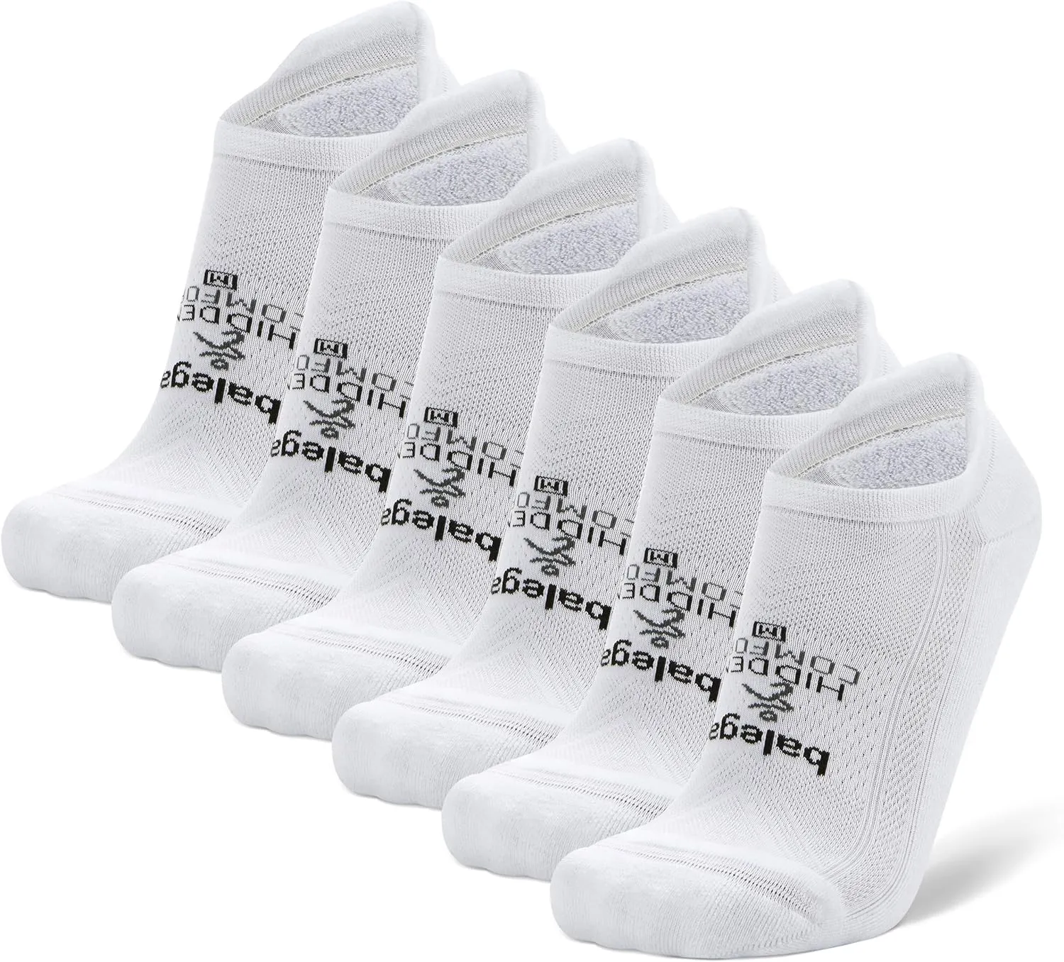 Balega Hidden Comfort Performance No Show Multipacks/Bundles Athletic Running Socks for Men and Women