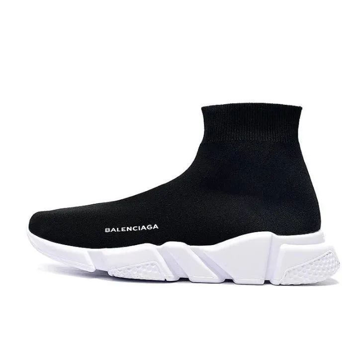 BALENCIAGA Same-day shipping BLACK SPEED Trustworthy transactions TRAINER BLACK WHITE