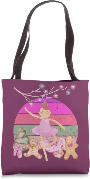 Ballerina Cute Dancer Toy On A Christmas Tree Ballet Dance Tote Bag