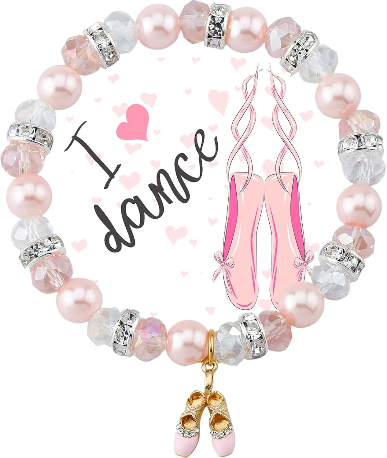 Ballet Bracelet for Ballerinas - Dance Recital & Competition Gift, Inspiring Dancer Jewelry
