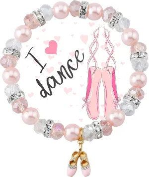 Ballet Bracelet for Ballerinas - Dance Recital & Competition Gift, Inspiring Dancer Jewelry