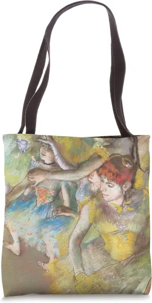 Ballet Dancers on the Stage by Edgar Degas, Ballerina Art Tote Bag