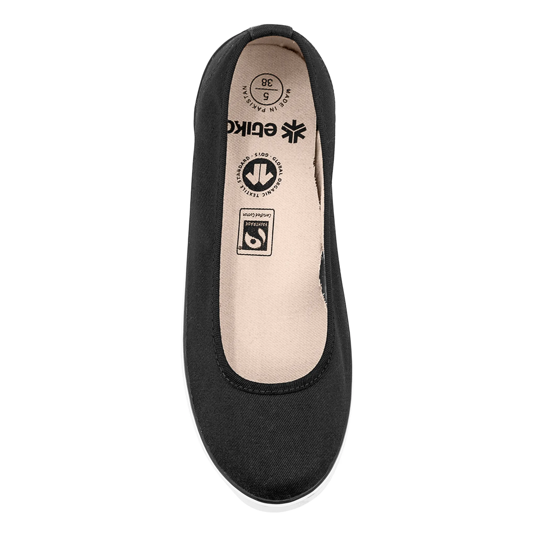 Ballet Flats, Black and White