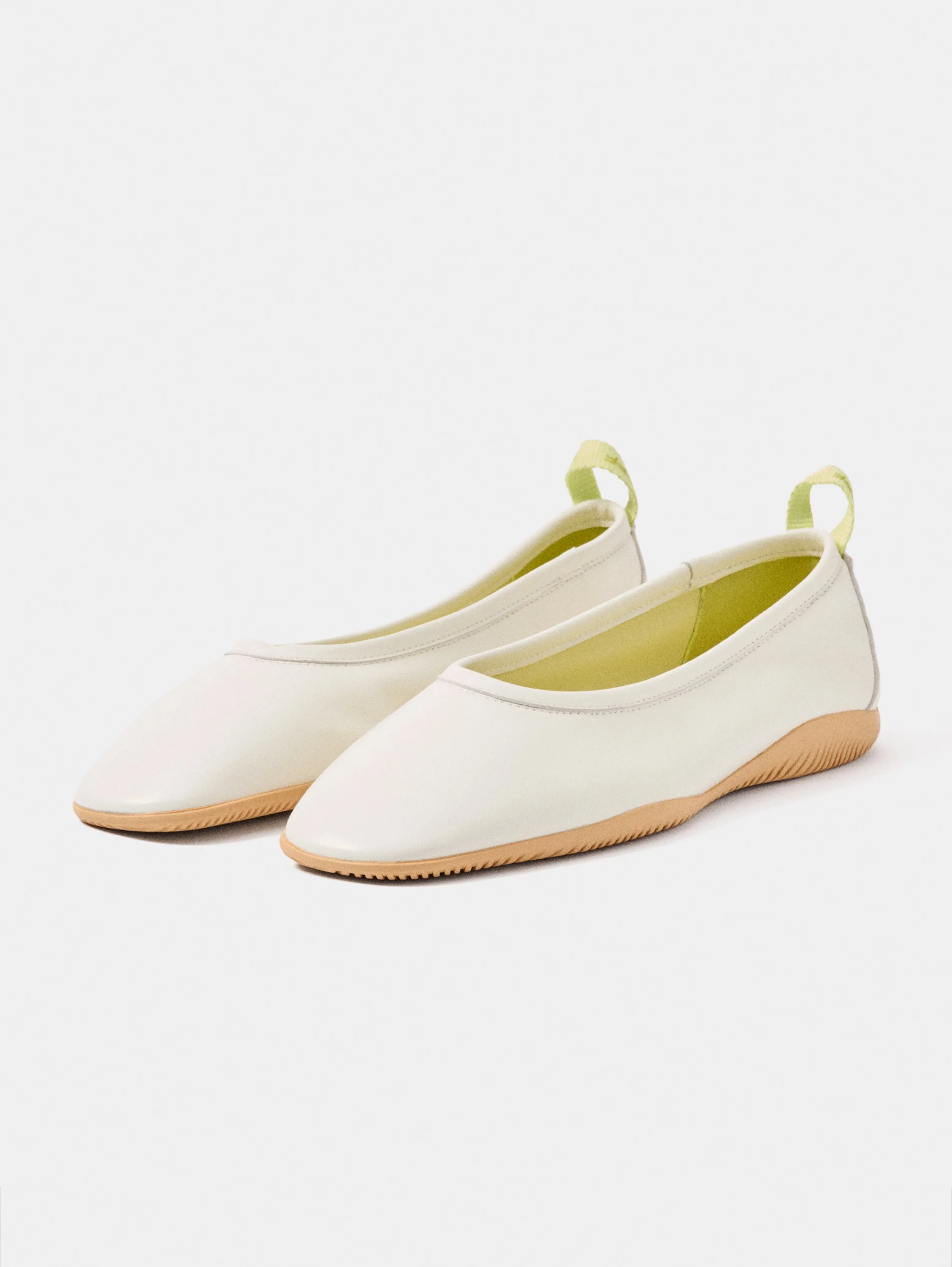 BALLET FLATS GARNIER WHITE