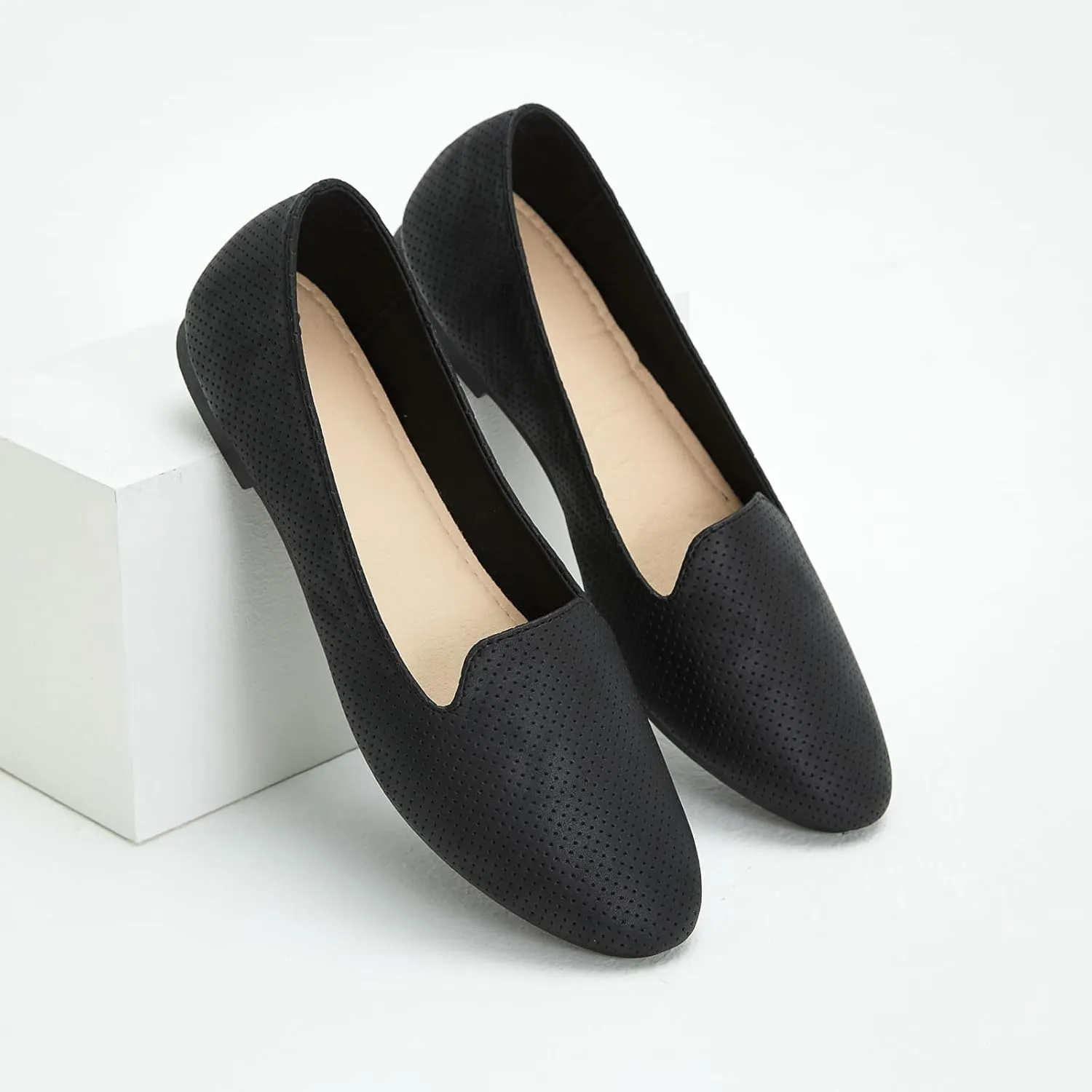 Ballet Flats Shoes for Women Dress Shoes Comfortable Dressy Casual Business Slip on Shoes Loafers